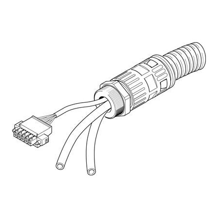 Festo Connecting Cable NHSB-A1-10-BLG5-LE5-PU8-2XBB NHSB-A1-10-BLG5-LE5-PU8-2XBB
